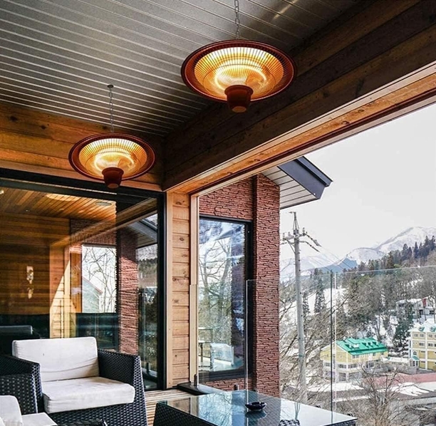Workshop ceiling infrared heater